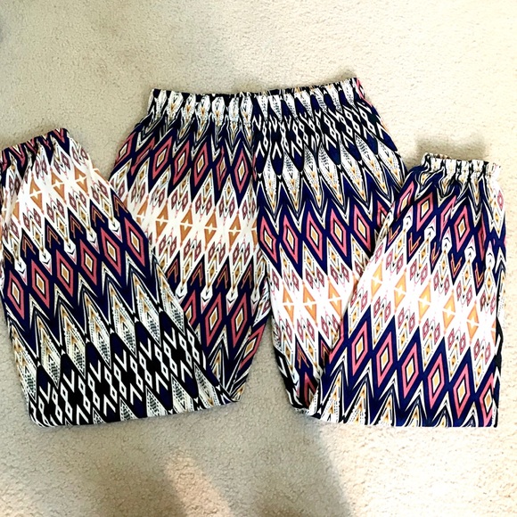 Ambiance Pants - Ambiance Apparel tribal elastic bottom pants